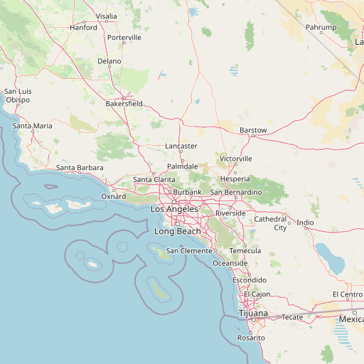 Southern California coverage map